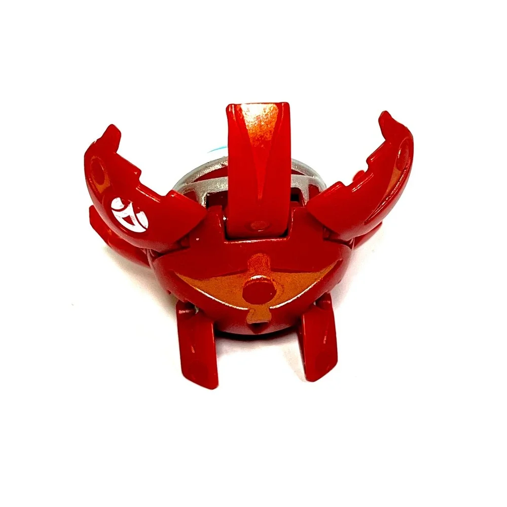 Bakugan Battle Brawlers B2 Red Pyrus Tentaclear 450G Eyeball Spin Master READ